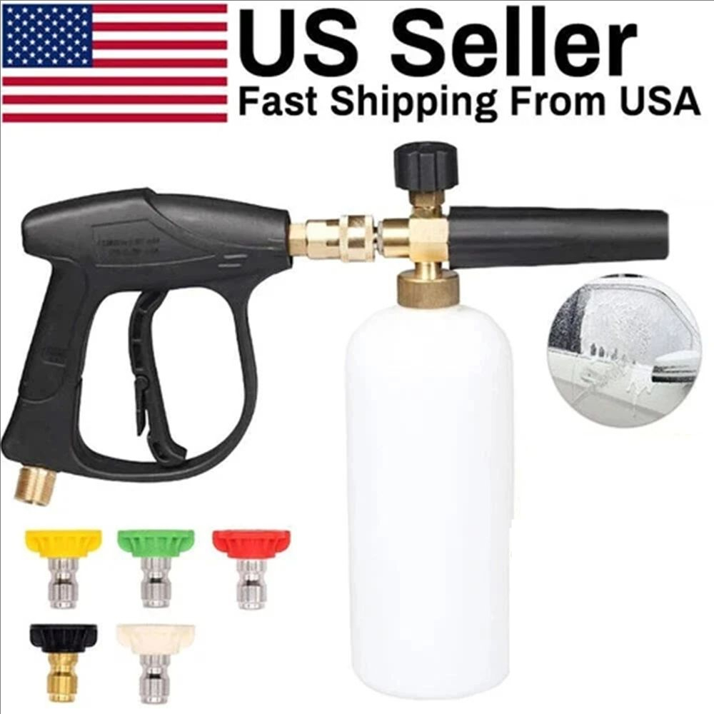 Pressure Washer Foam Gun - High Pressure Washer Gun+Snow Foam Cannon
