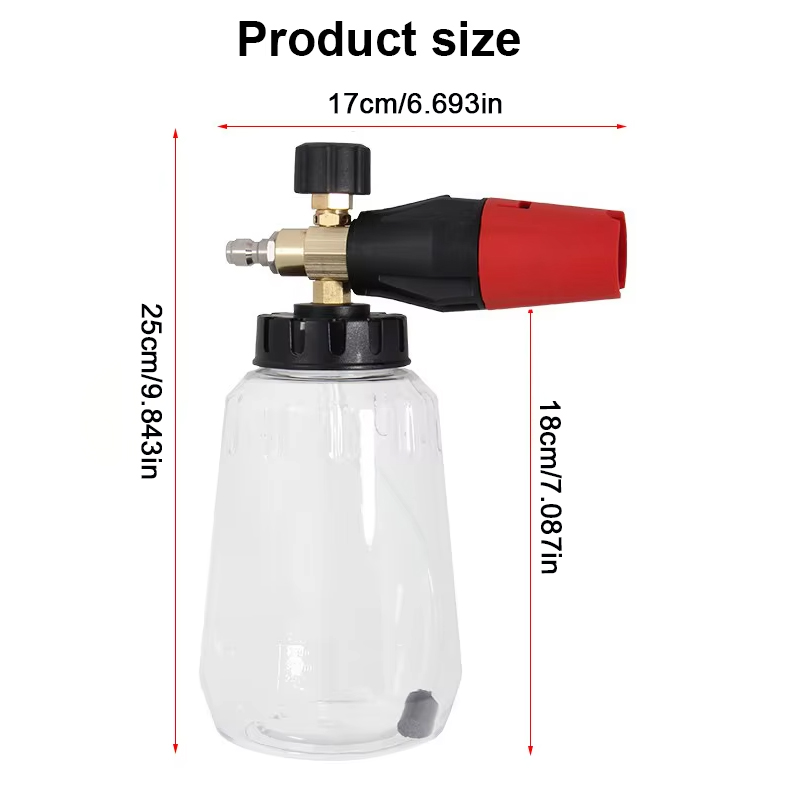 High Pressure PA Foam Cannon A - огляд і ціна Pressure Washer Foam Gun