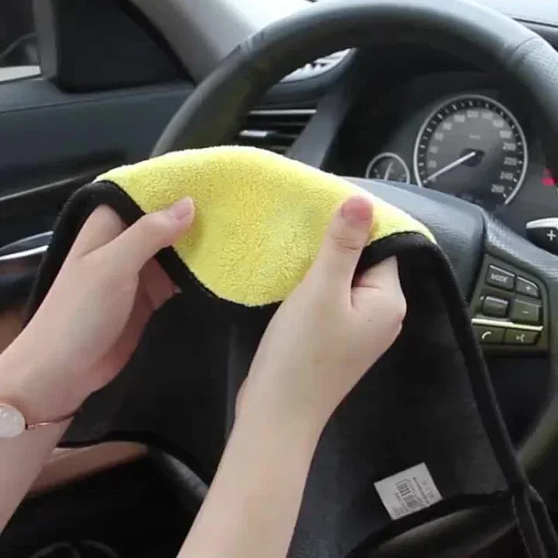 1/5pcs Thicken Car Microfiber  - огляд і ціна Microfiber Towel Detailing