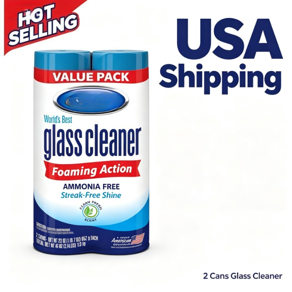 Glass Cleaner Foaming Aerosol  - огляд і ціна Glass Cleaner Streak