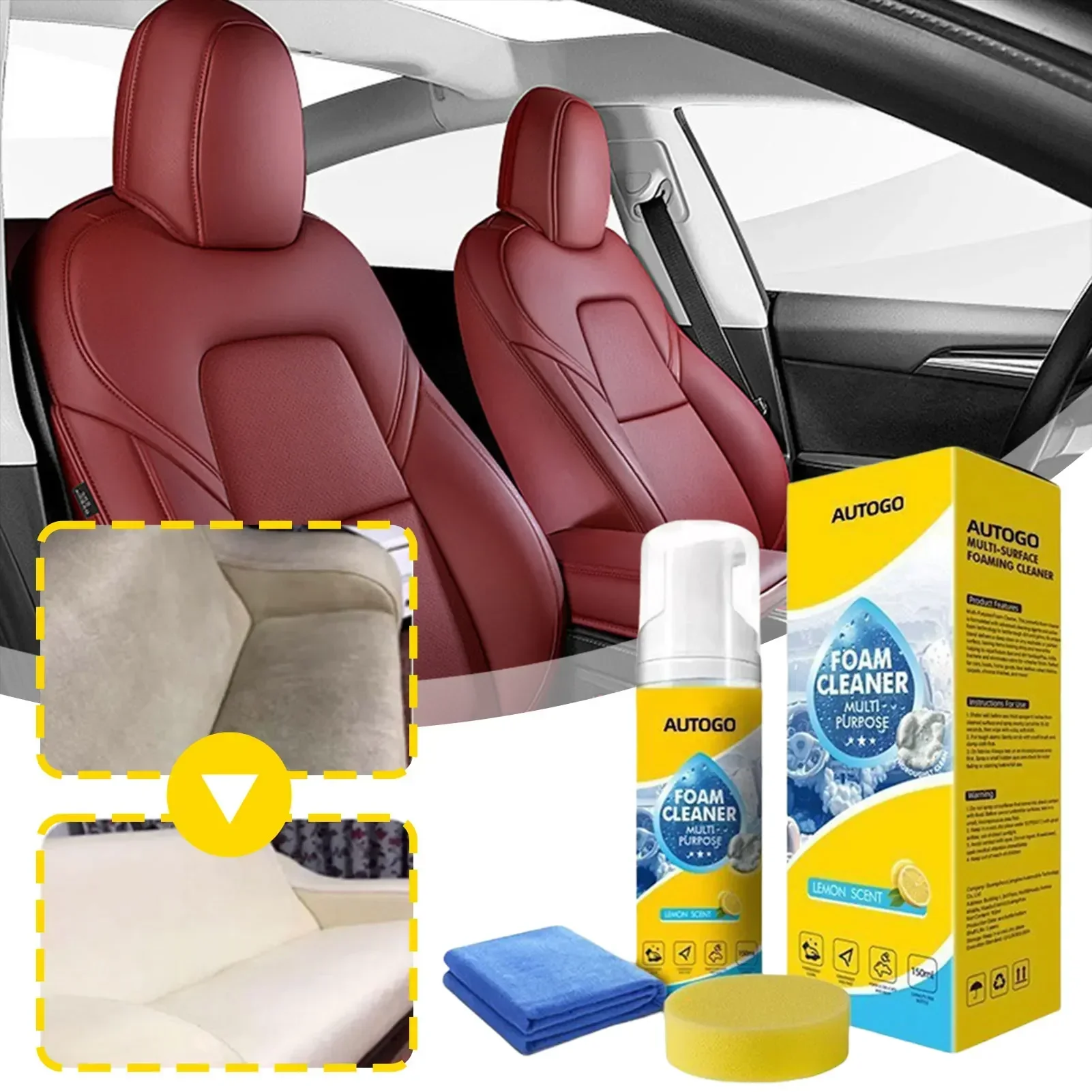 150ml Multipurpose Foam Cleane - огляд і ціна Leather Cleaner Interior