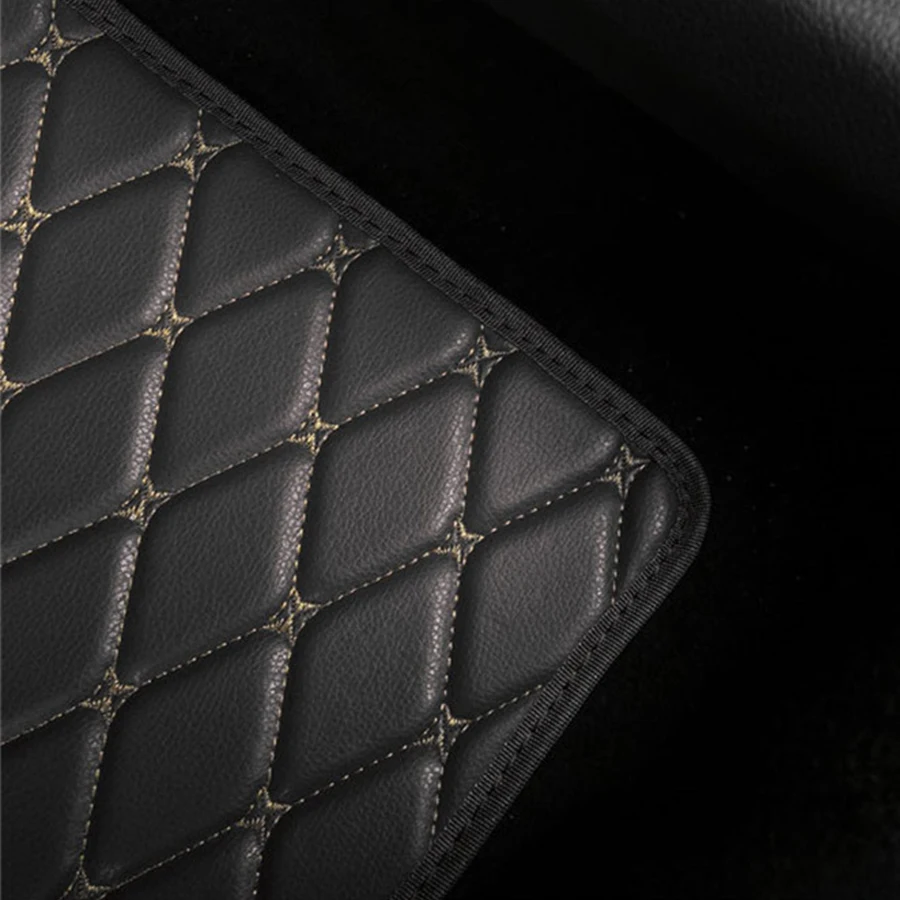 4pcs PU Leather Black Car Floo - огляд і ціна Leather Cleaner Interior